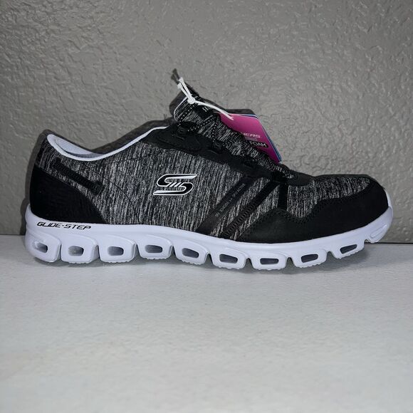 Sketchers Glide Step with Air Cooled Memory Foam Grey Womens 9 NEW - Picture 4 of 13